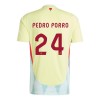 Spania Pedro Porro 24 Borte EM 2024 - Herre Fotballdrakt